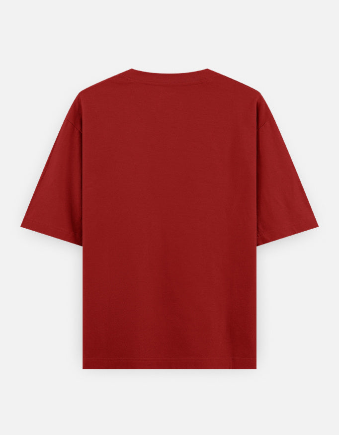 Red t-shirt on a white background