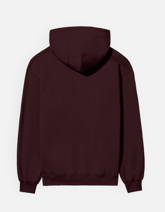Unisex hoodie_Maroon_Two